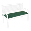 Cuscino per panca a 2 posti, idrorepellente e sfoderabile cerniera lampo, da 115 x 47 cm