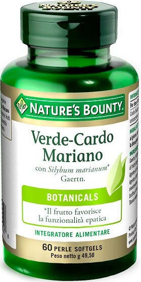 VERDE-CARDO-MARIANO-integratore-alimentare-60-perle-Nature's-Bounty