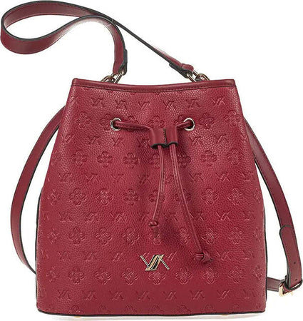 VERDE-FASHION-|-Borsa-a-secchiello-con-logo-intarsiato