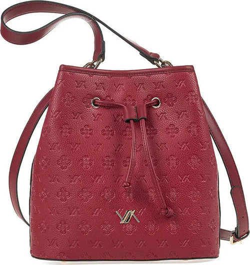 VERDE-FASHION-|-Borsa-a-secchiello-con-logo-intarsiato