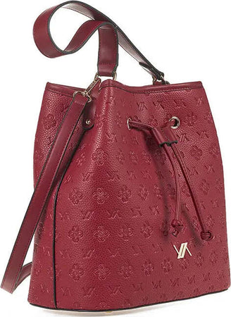 VERDE-FASHION-|-Borsa-a-secchiello-con-logo-intarsiato