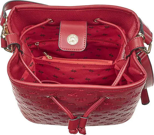 VERDE-FASHION-|-Borsa-a-secchiello-con-logo-intarsiato