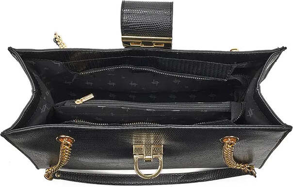 VERDE-FASHION-|-Borsa-a-spalla-effetto-coccodrillo