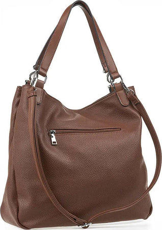 VERDE-FASHION-|-Borsa-a-spalla-morbida-chiusura-zip