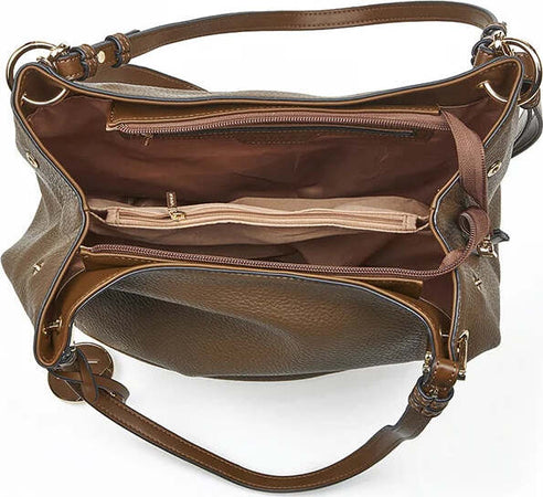 VERDE-FASHION-|-Borsa-a-spalla-morbida-tre-scomparti