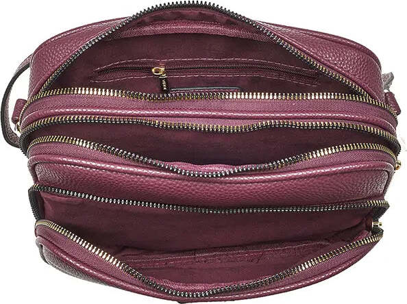 VERDE-FASHION-|-Borsa-a-tracolla-doppia-zip