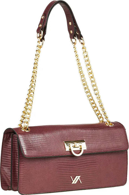 VERDE-FASHION-|-Borsa-baguette-effetto-coccodrillo