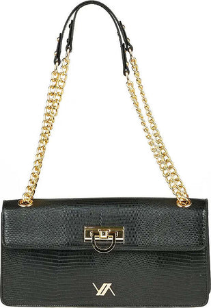 VERDE-FASHION-|-Borsa-baguette-effetto-coccodrillo