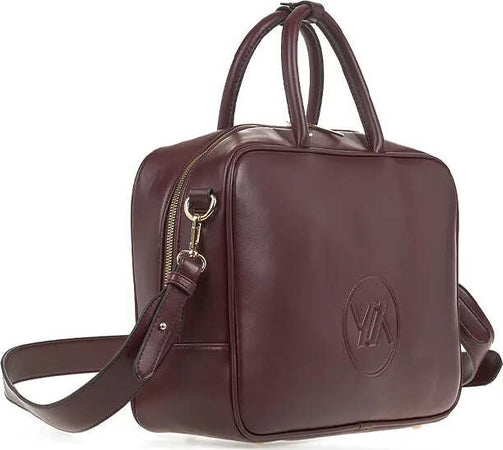 VERDE-FASHION-|-Borsa-bauletto-con-logo-a-rilievo
