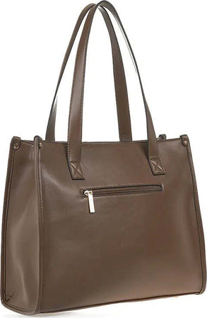VERDE-FASHION-|-Borsa-shopper-con-logo-a-rilievo