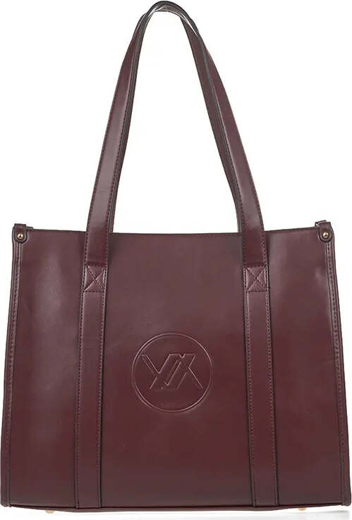 VERDE-FASHION-|-Borsa-shopper-con-logo-a-rilievo