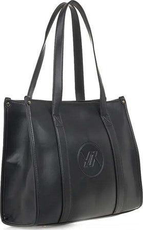 VERDE-FASHION-|-Borsa-shopper-con-logo-a-rilievo