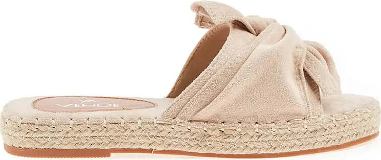 Verde Fashion | Ciabatte Donna Sandali Bassi Fiocco Scamosciate Moda/Donna/Scarpe/Sandali e ciabatte/Ciabatte moda You Store - Messina, Commerciovirtuoso.it