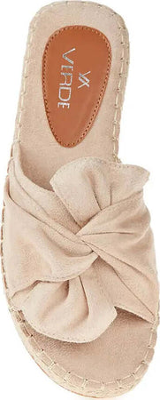 Verde Fashion | Ciabatte Donna Sandali Bassi Fiocco Scamosciate Moda/Donna/Scarpe/Sandali e ciabatte/Ciabatte moda You Store - Messina, Commerciovirtuoso.it