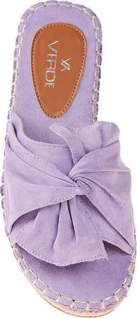 Verde Fashion | Ciabatte Donna Sandali Bassi Fiocco Scamosciate Moda/Donna/Scarpe/Sandali e ciabatte/Ciabatte moda You Store - Messina, Commerciovirtuoso.it