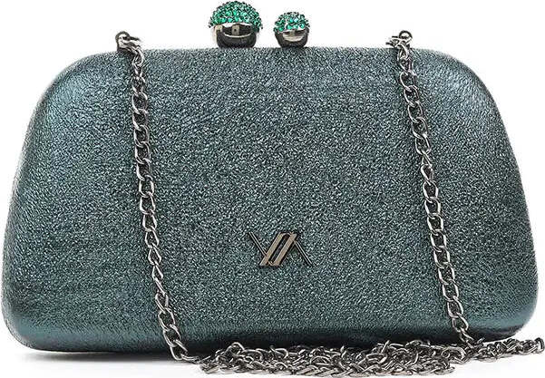 Verde Fashion | Clutch Gioiello Da Donna Borsa a Mano Con Tracolla in Catena Moda/Donna/Borse/Pochette e Clutch You Store - Messina, Commerciovirtuoso.it