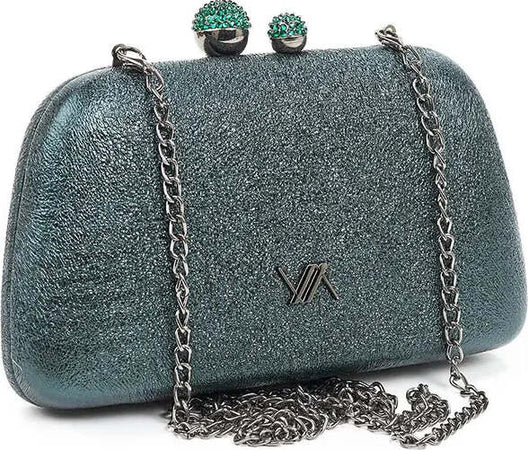 Verde Fashion | Clutch Gioiello Da Donna Borsa a Mano Con Tracolla in Catena Moda/Donna/Borse/Pochette e Clutch You Store - Messina, Commerciovirtuoso.it