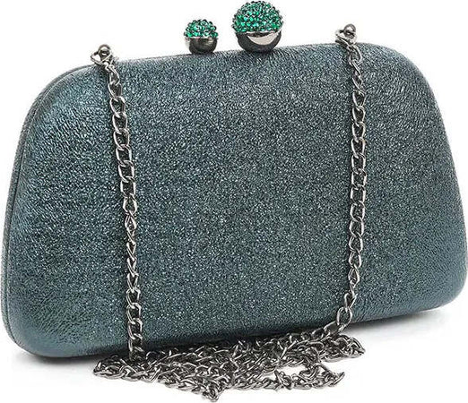Verde Fashion | Clutch Gioiello Da Donna Borsa a Mano Con Tracolla in Catena Moda/Donna/Borse/Pochette e Clutch You Store - Messina, Commerciovirtuoso.it