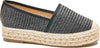 Verde Fashion Espadrillas Donna in Tessuto Paglia Con Suola Rivestita in Corda E Punta Smezzata Moda/Donna/Scarpe/Scarpe basse/Espadrillas basse You Store - Messina, Commerciovirtuoso.it