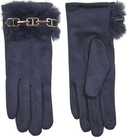 VERDE-FASHION-|-Guanti-con-eco-pelliccia-e-catena
