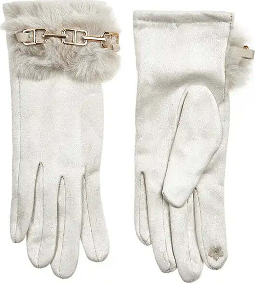 VERDE-FASHION-|-Guanti-con-eco-pelliccia-e-catena