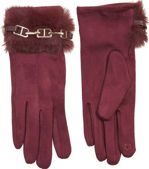 VERDE-FASHION-|-Guanti-con-eco-pelliccia-e-catena