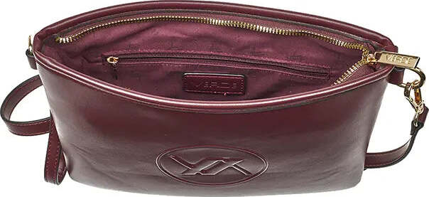 VERDE-FASHION-|-Pochette-a-busta-con-logo-a-rilievo