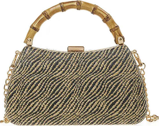 VERDE-FASHION-|-Pochette-zebrata-manico-legno