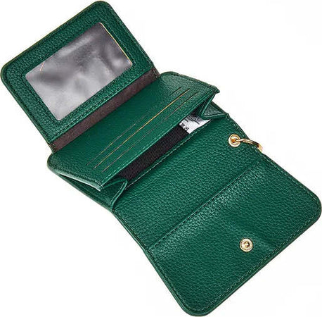 VERDE-FASHION-|-Portafoglio-con-pattina-e-portachiavi