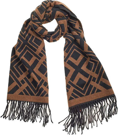 VERDE-FASHION-|-Sciarpa-stampa-rombi