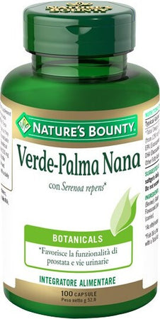 VERDE-PALMA-NANA-integratore-alimentare-100-capsule-Nature's-Bounty