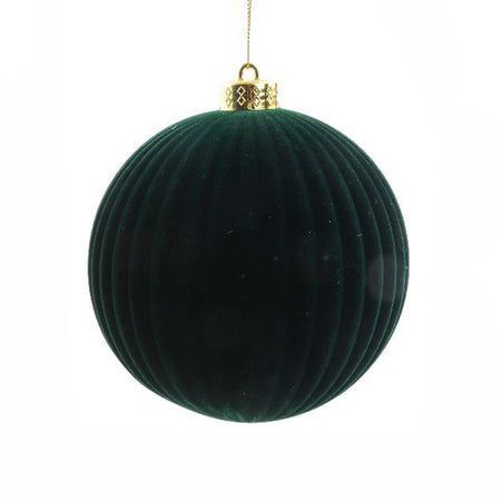 Palla di Natale in plastica floccata per decorazioni natalizie