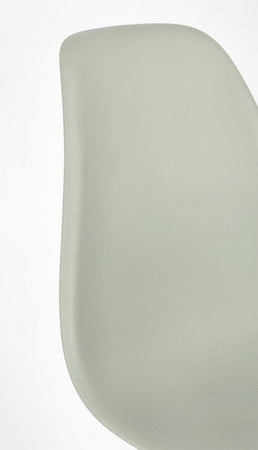 Sedia "System" con gambe in legno di faggio, per arredo interno 51,5 x 46,5 x h 86 cm