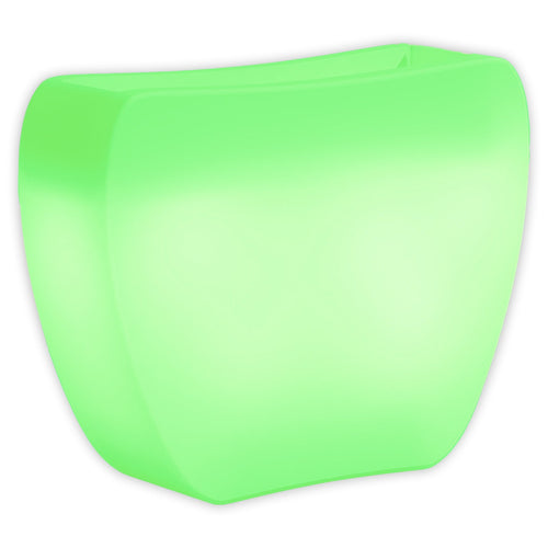 Vaso luminoso Heart Bright con led decorazione Made in Italy per esterno