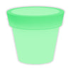 Vaso luminoso Gemma Bright rotondo con led lanterna decorazione Made in Italy per esterno