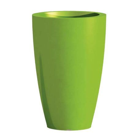 Vaso Cromia Prisma rotondo decorazione in resina "Made in Italy" da h 50 cm
