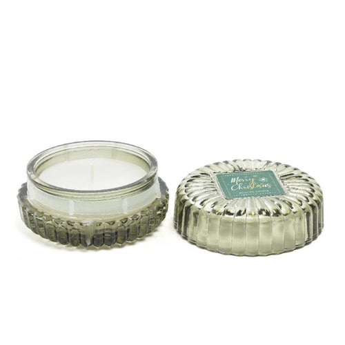 Candela profumata nel cofanetto in vetro decorazione ambienti