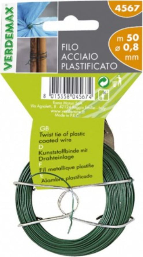 VERDEMAX---FILO-TONDO-IN-ACCIAIO-PLASTIFICATO---50M-/-Ø0,8MM