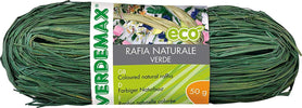 VERDEMAX-4513-Coil-Rafia-Naturale-50-g,-Colore:-Verde
