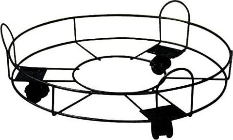 VERDEMAX-5155---TROLLEY-ROTONDO-CON-BORDO-SEMPLICE-IN-FILO-D'ACCIAIO-CM-30