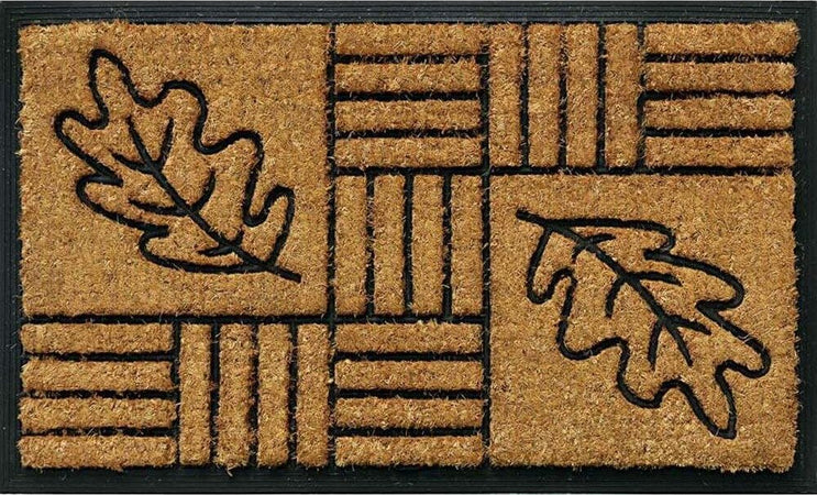 VERDEMAX-5445---ZERBINO-RETTANGOLARE-DISEGNO-FOGLIE-45x75cm