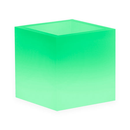 Vaso luminoso Cube per decorazione esterno e giardino "Made in Italy"