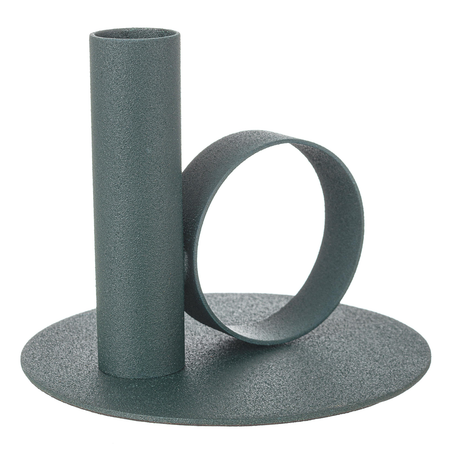 porta candela pyxis con varie tonalità di colore, realizzato in metallo e fabbricato a mano