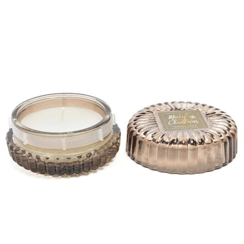 Candela profumata nel cofanetto in vetro decorazione ambienti