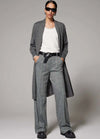 VERDISSIMA-|-Cardigan-lungo-con-tasche-Maglia-Rasata