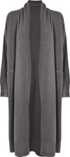 VERDISSIMA-|-Cardigan-lungo-con-tasche-Maglia-Rasata