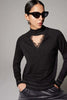 VERDISSIMA-|-Maglia-con-inserti-in-pizzo-Maglia-Rasata