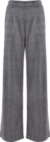 VERDISSIMA-|-Pantalone-palazzo-con-tasche-Maglieria-Jacquard