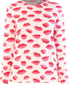 VERDISSIMA-|-Pigiama-maglia-girocollo-e-pantalone-polsini-Kisses
