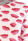 VERDISSIMA-|-Pigiama-maglia-girocollo-e-pantalone-polsini-Kisses